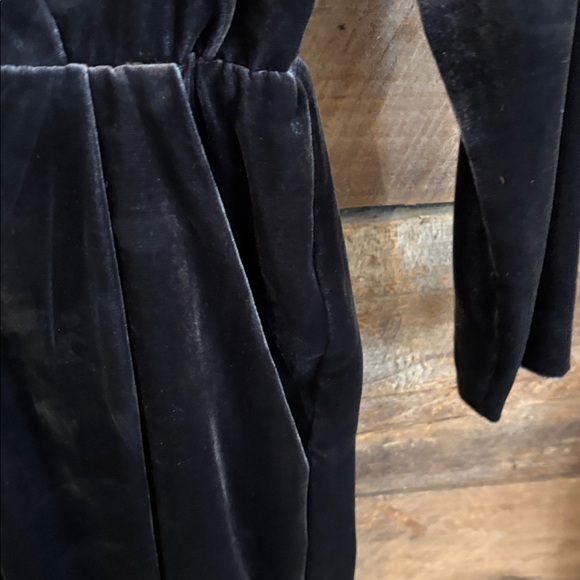 NWT banana republic black velvet dress - Picture 3 of 4